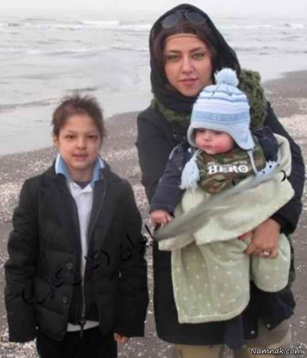 عکس همسر و فرزندان شهاب حسینی
